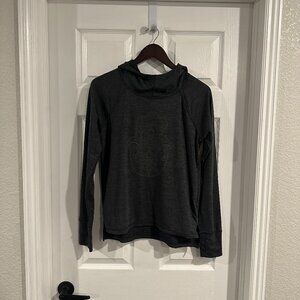 Women’s Gaiam Lightweight Gray Hooded Yoga Sweatshirt